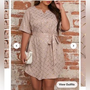 SHEIN Curve Dusty Pink Dress
